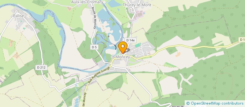 localisation de l'entreprise SCEA LA FERME  MONCEY