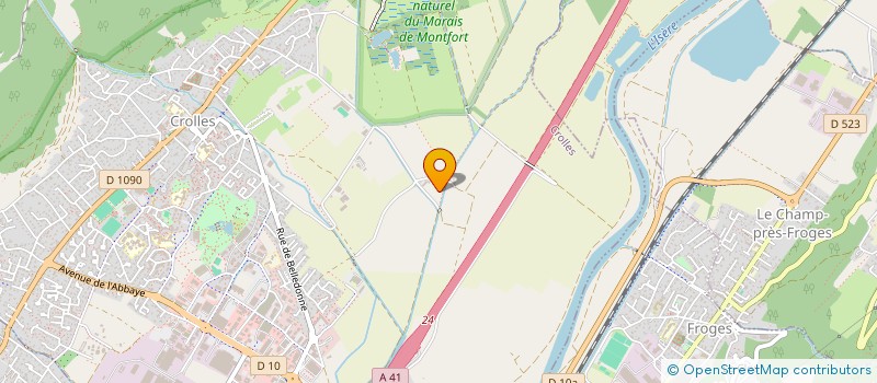 localisation de l'entreprise SCEA LA FERME D ANTAN  CROLLES