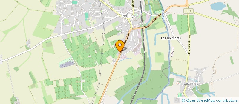 localisation de l'entreprise SCEA LA FERME DE DIOU à REUILLY