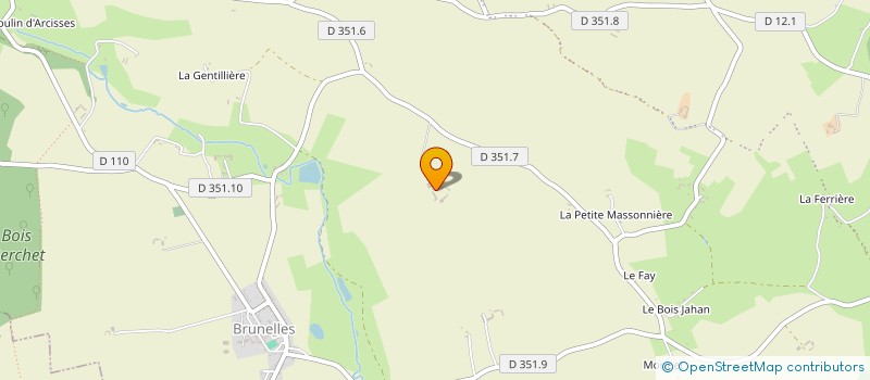 localisation de l'entreprise SCEA LA FERME DE LA BOUVERIE à ARCISSES