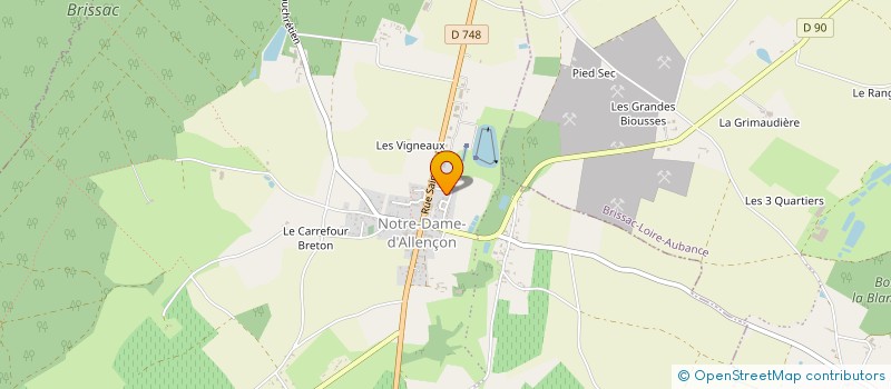 localisation de l'entreprise SCEA LA FERME DE LA LANDERIERE  TERRANJOU