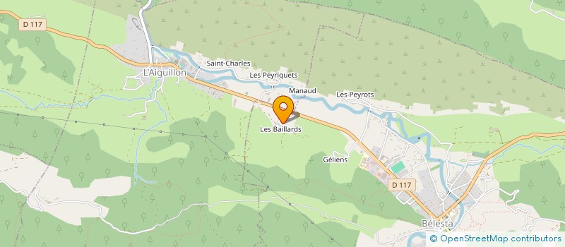 localisation de l'entreprise SCEA LA FERME DE MITSOU à BELESTA