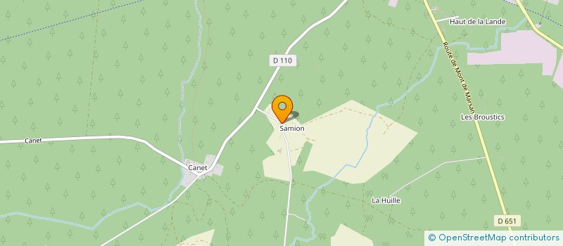 localisation de l'entreprise SCEA LA FERME DE RETIS  HOSTENS