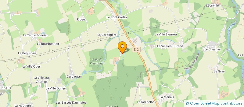 localisation de l'entreprise SCEA LA FERME DE TY ROCH  BEAUSSAIS-SUR-MER