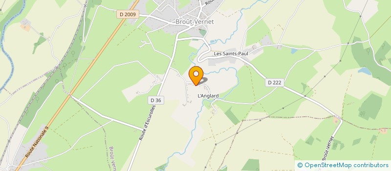 localisation de l'entreprise SCEA LA FERME DES BOUGNATS  BROUT-VERNET