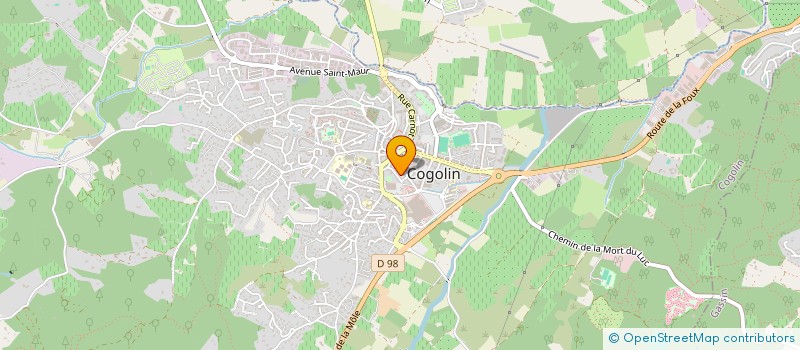 localisation de l'entreprise SCEA LA FERME DES CARAMAGNIOLES  COGOLIN