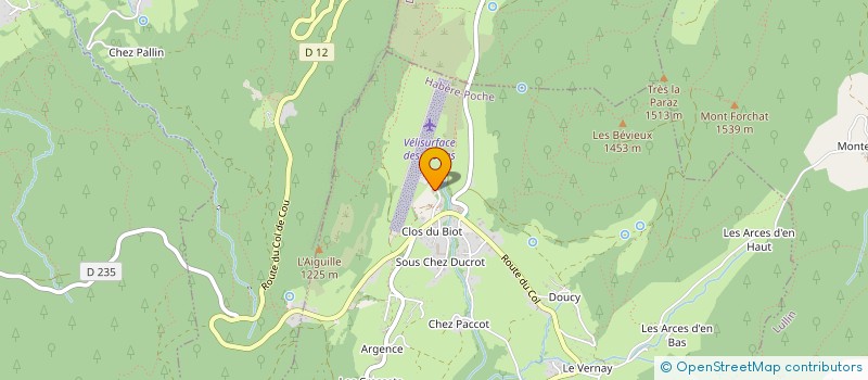 localisation de l'entreprise SCEA LA FERME DES MOISES  HABERE-POCHE