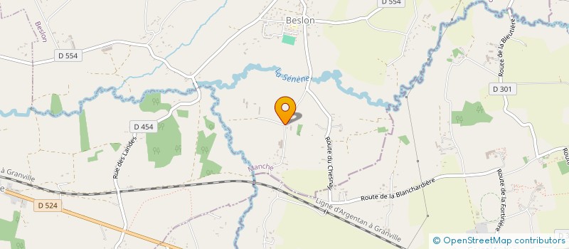 localisation de l'entreprise SCEA LA FERME DES PALLIERES à BESLON