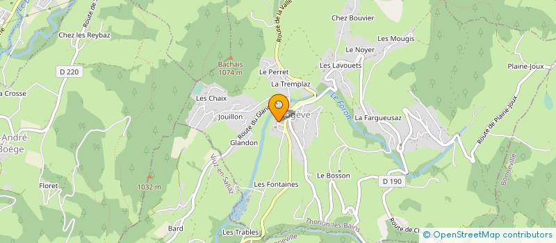 localisation de l'entreprise SCEA LA FERME DU BOURG  BOGEVE