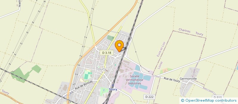 localisation de l'entreprise SCEA LA FERME DU LUTEAU à BEAUNE-LA-ROLANDE