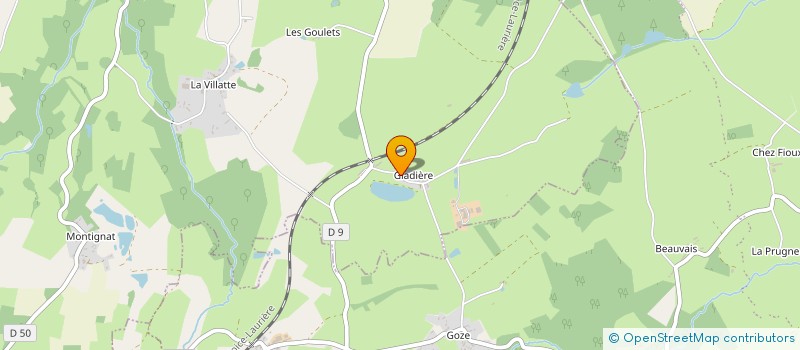 localisation de l'entreprise SCEA LA FERME DU SAVOYARD  PARSAC-RIMONDEIX