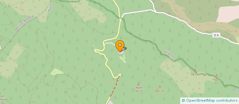 localisation de l'entreprise SCEA LA FORET DES GIPIERES  AUPS