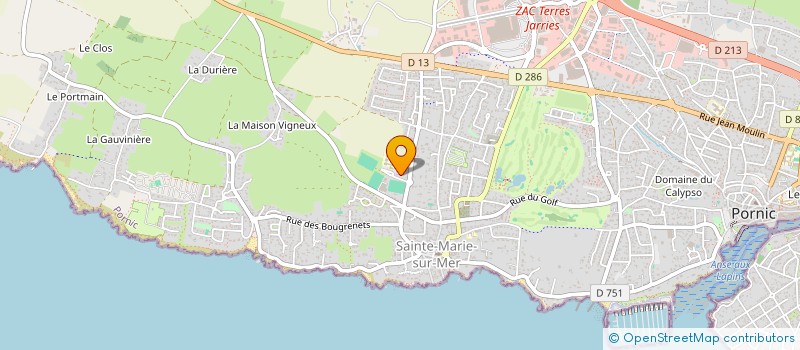 localisation de l'entreprise SCEA LA FRAISERAIE à PORNIC