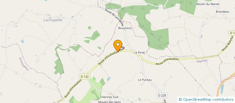 localisation de l'entreprise SCEA LA GABARRIERE  SEYCHES