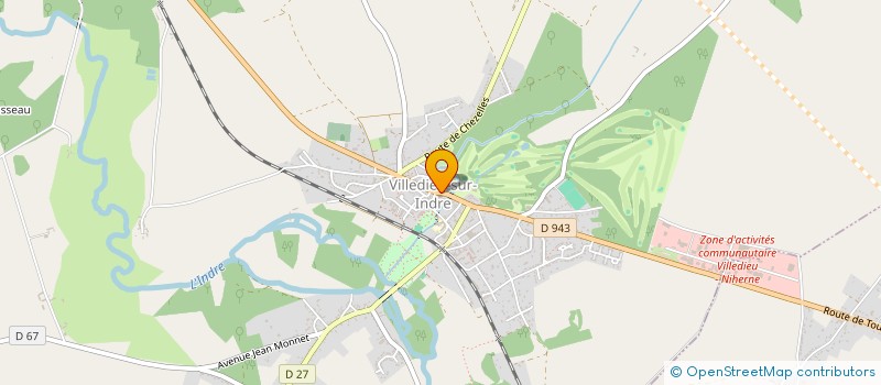 localisation de l'entreprise SCEA LA GAILLARDIERE à VILLEDIEU-SUR-INDRE