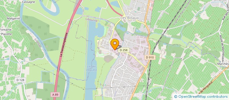 localisation de l'entreprise SCEA LA GANNE  LIBOURNE