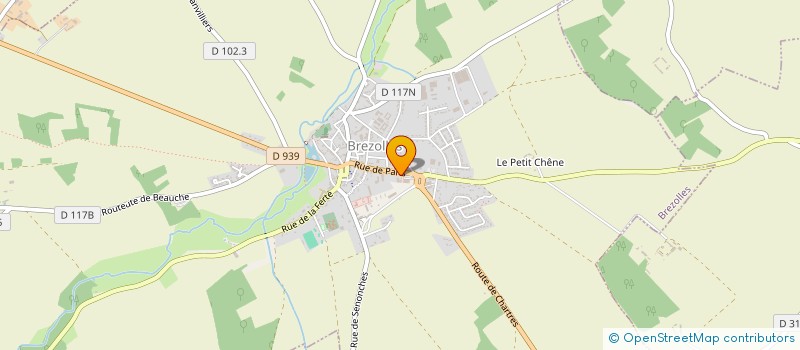 localisation de l'entreprise SCEA LA GARENNE à BREZOLLES
