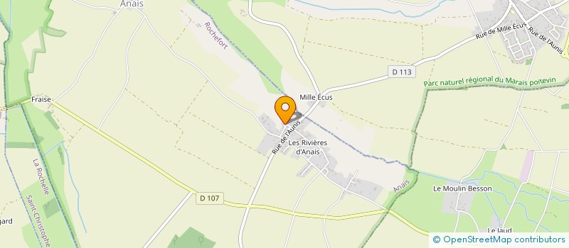 localisation de l'entreprise SCEA LA GARENNE à ANAIS