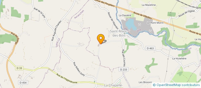 localisation de l'entreprise SCEA LA GERBAUDIERE  SAINT-MAUR-DES-BOIS