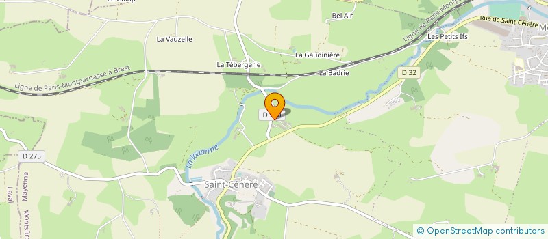 localisation de l'entreprise SCEA LA GIRARDIERE à MONTSURS