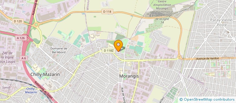 localisation de l'entreprise SCEA LA GIRONDE à MORANGIS