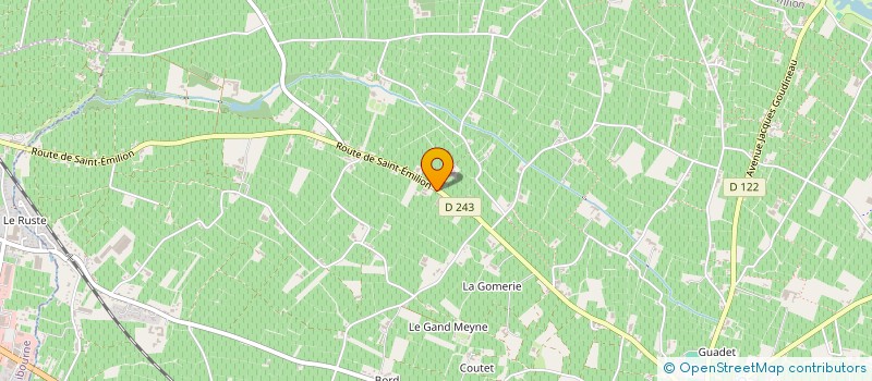 localisation de l'entreprise SCEA LA GRACE DIEU DES PRIEURS à SAINT-EMILION