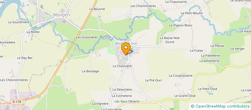 localisation de l'entreprise SCEA LA GRANDE FONTENELLE  AVAILLES-SUR-SEICHE
