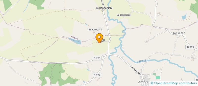 localisation de l'entreprise SCEA LA GRANDE OIE à AMBERNAC