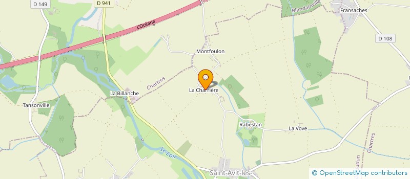 localisation de l'entreprise SCEA LA GRANGE AUX COLOMBAGES à SAINT-AVIT-LES-GUESPIERES