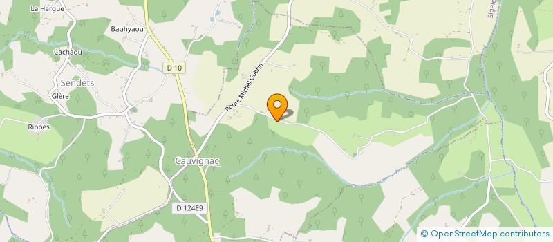 localisation de l'entreprise SCEA LA GRANGE DES GARENNES  CUDOS