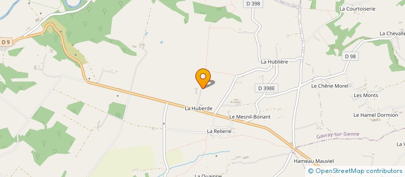 localisation de l'entreprise SCEA LA GRANGE DU VAL DE SIENNE à GAVRAY-SUR-SIENNE