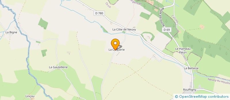 localisation de l'entreprise SCEA LA GUESNERIE à PUTANGES-LE-LAC