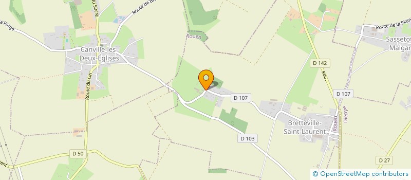 localisation de l'entreprise SCEA LA HALLIERE  BRETTEVILLE-SAINT-LAURENT