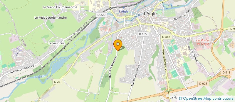localisation de l'entreprise SCEA LA HARILLERE à SAINT-OUEN-SUR-ITON