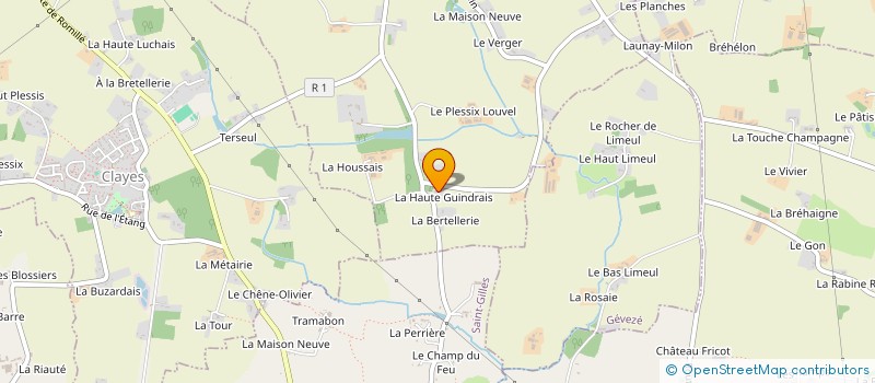 localisation de l'entreprise SCEA LA HAUTE PREVOSTAIS à GEVEZE