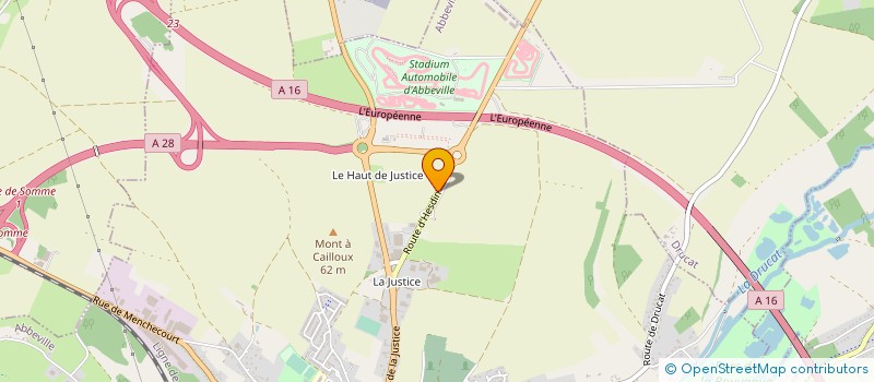 localisation de l'entreprise SCEA LA HIEBLE à ABBEVILLE