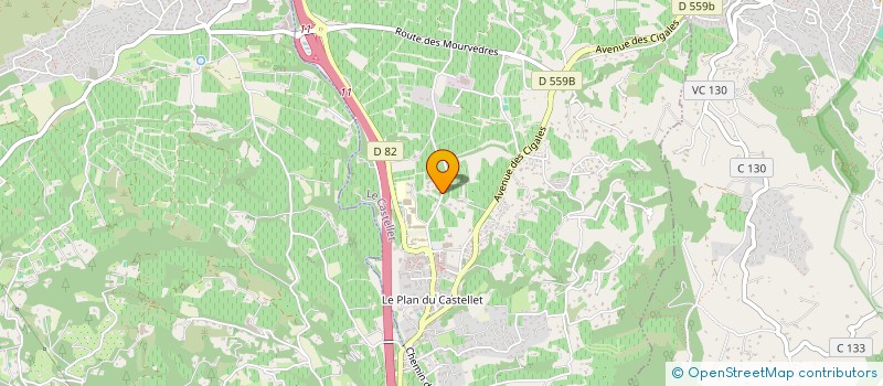 localisation de l'entreprise SCEA LA LAIDIERE à LE CASTELLET