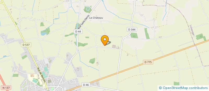 localisation de l'entreprise SCEA LA LANDE DU QUIBUT à DERVAL