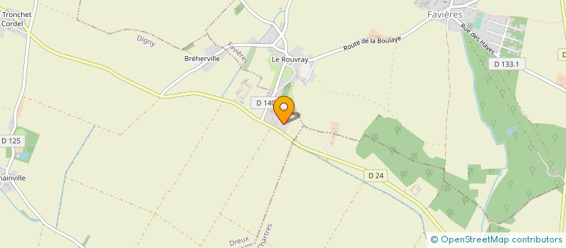 localisation de l'entreprise SCEA LA LETHIVIERE à DIGNY