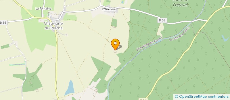 localisation de l'entreprise SCEA LA LOUVATIERE à CHAUVIGNY-DU-PERCHE
