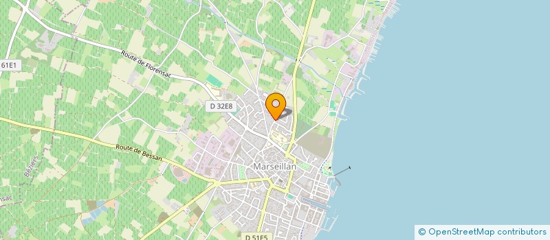 localisation de l'entreprise SCEA LA MADELEINE à MARSEILLAN