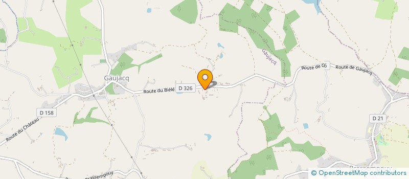 localisation de l'entreprise SCEA LA MAIGNERE  GAUJACQ