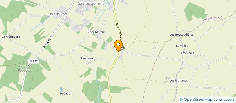 localisation de l'entreprise SCEA LA MARBOIRE  SAINT SULPICE D'ARNOULT