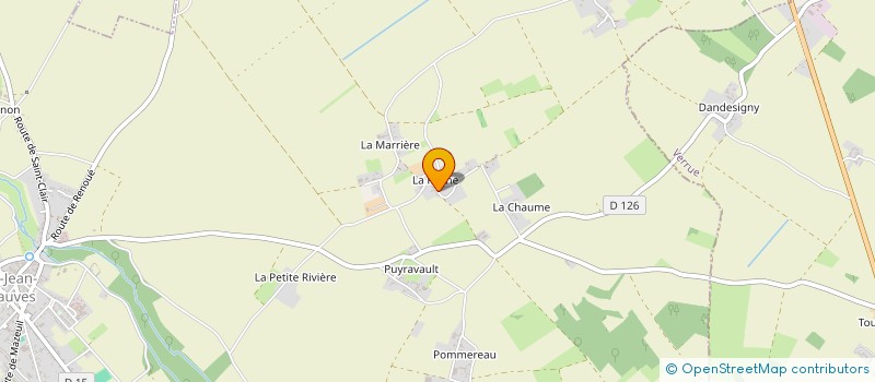 localisation de l'entreprise SCEA LA MARDELLE à SAINT-JEAN-DE-SAUVES
