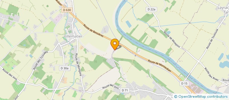 localisation de l'entreprise SCEA LA MARTIGNE  LA MAGDELAINE-SUR-TARN