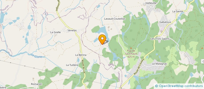 localisation de l'entreprise SCEA LA MARTINIERE à COMPREIGNAC