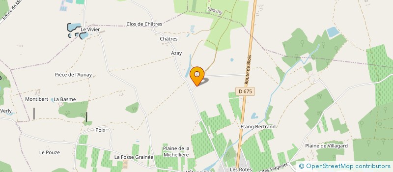 localisation de l'entreprise SCEA LA MECHINIERE  COUDDES