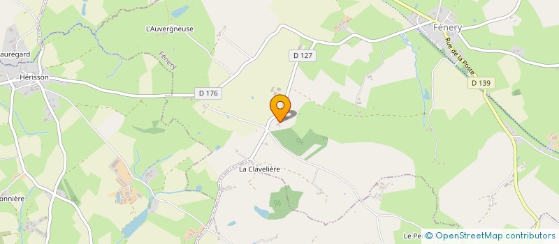 localisation de l'entreprise SCEA LA MENARDIERE  SAINT-AUBIN-LE-CLOUD