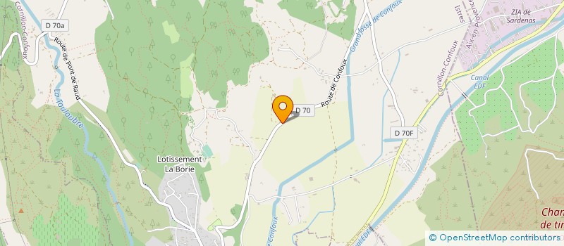 localisation de l'entreprise SCEA LA MERLATADE à CORNILLON-CONFOUX