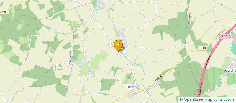 localisation de l'entreprise SCEA LA METAIRIE  BIGNAY